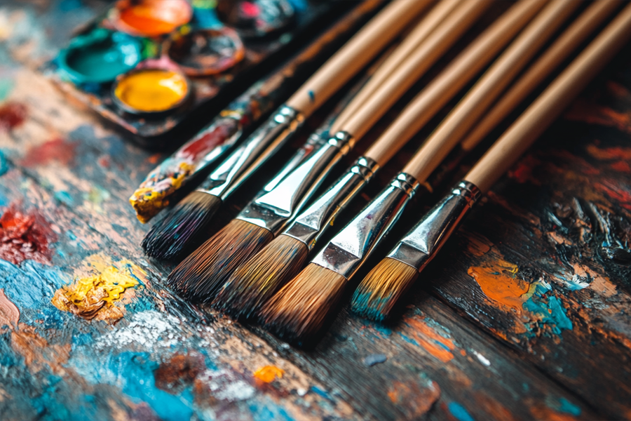 Best Brushes for Acrylic Painting